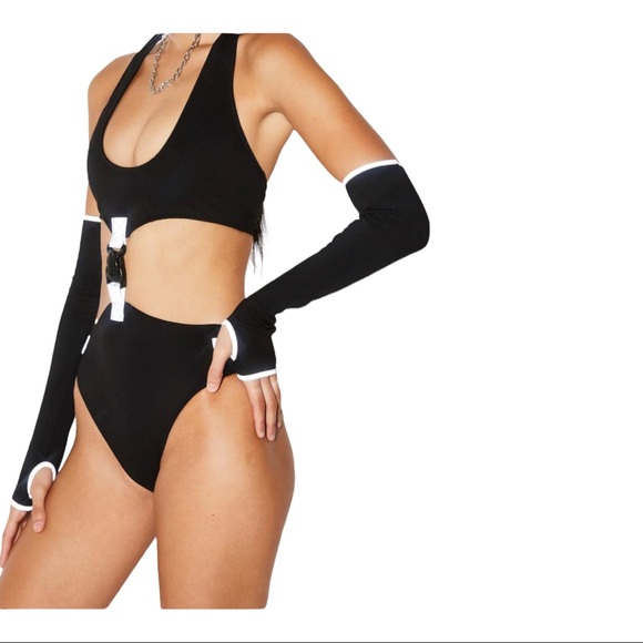 Can't Be Copied Bodysuit Set (NWOT) - Picture 3 of 5